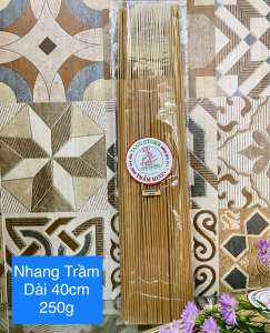 NHANG CÂY TRẦM HƯƠNG QUẢNG NAM LOẠI 30CM 40CM HỘP LỚN 250G VÀ 500G- MÙI THƠM DỊU NGỌT THOẢNG XA CHUẨN TRẦM HƯƠNG- TANU STORE