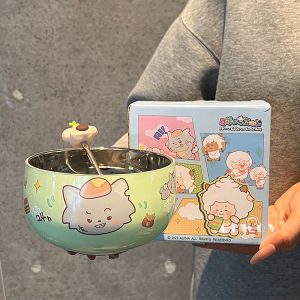 Bát Đựng Cơm Bằng Thép Không Gỉ 316L Cho Trẻ Em Bát Ăn Phụ Trợ Cho Bé Bát Đựng Cơm Cá Nhân Quà Tặng Sinh Nhật Thiết Kế Hoạt Hình