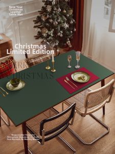 JIELEFAN | Christmas Waterproof Oil-proof No-wash Luxury Tablecloth