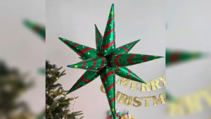 26inch Explosion Star Foil Christmas Decoration Balloon Red/Green Water Drop Balloon