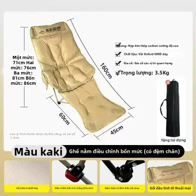 BUZHIHUANGYE | Ghế Nằm Gập Đỡ Lưng Hình Trăng