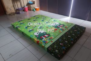 FROMO KASUR BUSA BERKUALITAS TINGGI MUAT 4 ORANG UKURAN 180×160×10 CM- 180×80×10 cmSEMUA MOTIP REDY