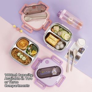 Korean Style 304 Stainless Steel Meal Box