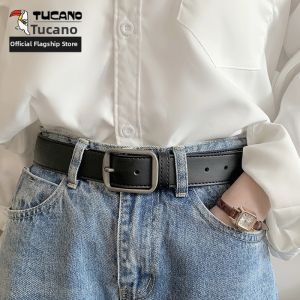 TUCANO | Women Genuine Leather Belt Fashion Pin Buckle