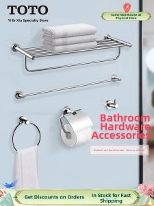 Bathroom Hardware Hooks Towel Bar Paper Holder