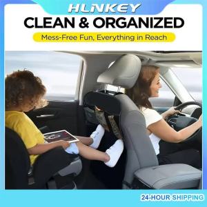 HLINKEY 2PCS Car Seat Back Protector Cover for Children Kids Baby Anti Mud Dirt Auto Seat Cover Anti Kick Mat Pad Seat Cover Car Accessories