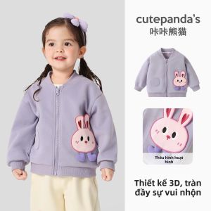 CUTEPANDAS | Áo Khoác Bé Xuân Thiết Kế Hoạt Hình
