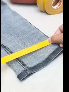 Strong Adhesive Tape Non Cutting Multi-Purpose Seamless Hem Modification Tape No Need for Sewing Self-Adhesive Repair Subsidy
