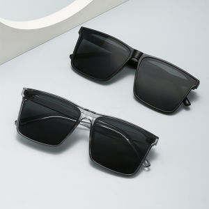 Classic Square Large Frame Sun Glasses Fashion Men Women Simple Rectangle Outdoor Photography Accessory Eyeglasses UV400