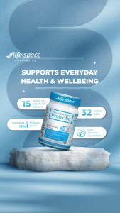 【Yvonne Lim 林湘萍代言人同款】Life Space Broad Spectrum Probiotic 60 Capsules  ((EXP: 10/2026) Improve Digestive Health & Immune strength LifeSpace Probiotics