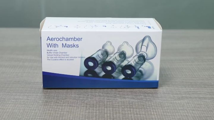 S/M/L Aerospacer Aerochamber Anak/Dewasa Corong Asma Aero Spacer Chamber