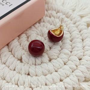 ต่างหูจี้เงินสไตล์ฮ่องกงย้อนยุคสำหรับผู้หญิง เครื่องประดับแฟชั่นหรูหราแบบอเนกประสงค์ เครื่องประดับหูสุดหรูหรา