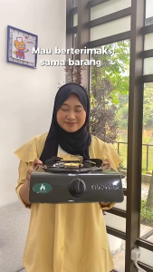 TECSTAR Kompor Teflon 1 Tungku (TG-388 CSA)