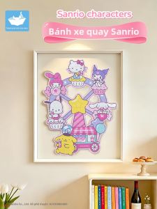 MAODETIANKONGZHICHENG | Bộ Ghép Hình Không Quy tắc Thành Phố Ánh Sáng Sao Cute Sanrio