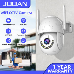 JOOAN Waterproof CCTV Wireless Outdoor 3MP cctv security cameras 1080P PTZ WIFI Dome Camera Security camera IP cam 360 night vision Full Color Alarm Tracking Smart Surveil lance