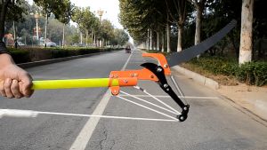 Extendable 3 Pulley Rambutan Cutter Pole Tree Pruner Trimmer With Rope Tree Scissor Branch Pruning Saw Gunting Kait Buah