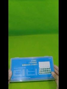 270 PCS Seal Sil Oring O Ring O-Ring HNBR Universal Gasket Karet Rubber Flexible 1/2 3/8 5/8 R134A R22 Kran Pipa Pompa AC Mobil