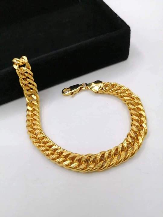 Manufacturer of Mens lion gold bracelet-mib01 | Jewelxy - 140643