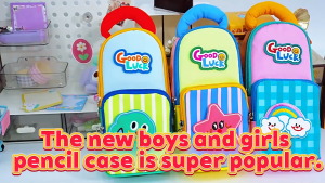SOFTHOME Korean Style Pencil Case Sationery Pouch Washable Large Stationery Storage Pencil Bag