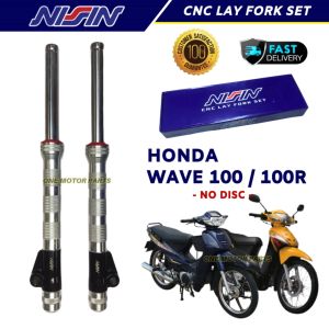 Honda Wave 100 / 100R No Disc NISSIN CNC Lay Fork Shock Absorber Front Fork Depan Motor
