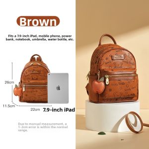 Miffy | New Campus Casual Fashion Match All Cute Embossed Backpack