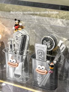 XUNHUAI | Wall-mounted Suction Cup Storage Box for Bathroom Accessories