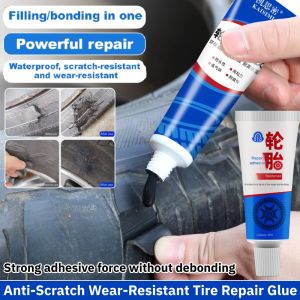 Anti-Scratch Wear-Resistant Tire Repair Glue 30ML Rubber Strong Adhesive Instant Bond for Sidewall Gash Dent Home Maintenance