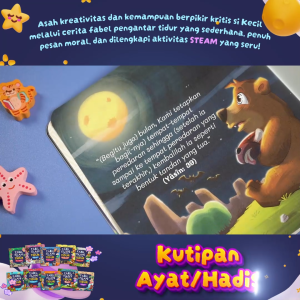 (ISI 10 BUKU) Buku Cerita Fabel Islami Pengantar Tidur Anak - Dongeng Hewan - Ziyadbooks