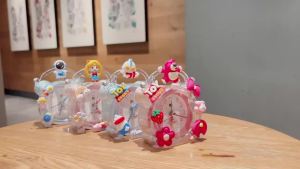 Cartoon Cute Childrens Alarm Clock Student Dormitory Alarm Clock Home Bedroom Lazy Silent Clock Male and Female Wake Up Clock