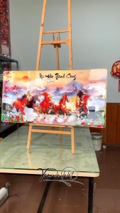 Tranh Ngựa Bát Mã tráng gương 7