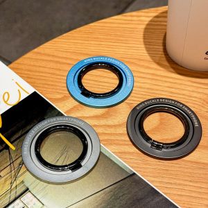 Magnetic Phone Ring Holder- Adjustable Magnetic Phone Grip Finger Holder Removable and Magnetic Works with Magnetic Accessoriey