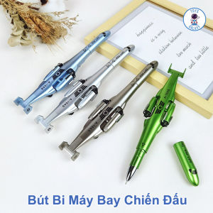 Bút Bi Máy Bay Chiến Đấu Raptor - Có Đèn Phát Sáng Nhiều Màu Sắc Chất Liệu Cao Cấp Cây Viết Mực