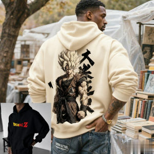 Oversized Vintage Dragon Ball Z Hoodie Men Women Streetwear Loose Casual Pullover Sweatshirt New Spring Autumn Trendy Y2k Tops