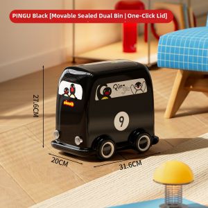 noooth | Home New Childrens Room Living Room Toilet Movable Trash Can