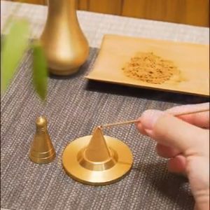 【香粉塔香模具】高质纯铜 | 香道香粉倒模模具 | 简易焚香模具 | Pure Copper Incense Powder Tower Mold Tool Simple Incense burning tool