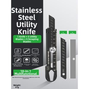 MIVOFIVO | Heavy Duty Multifunctional Paper Cutting Knife