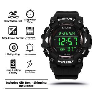 COJR | Men Youth Students Sport Water-resistant Alarm Watch