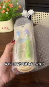 SweetCandi 2pcs Set Giant Wide Head Children's Toothbrush: Soft Bristle & Easy To Hold