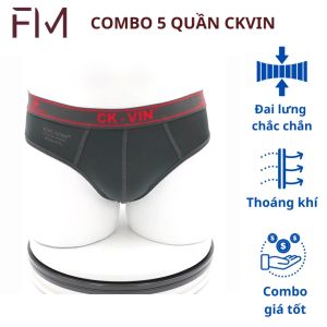 Combo 5 quần lót tam giác nam thun co giãn thoải mái - FORMEN SHOP - FMPS225