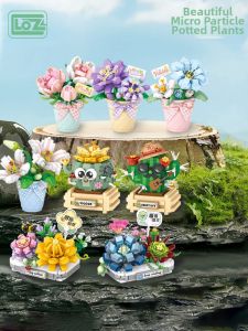Loz | Mini Building Blocks Flower Pot Models