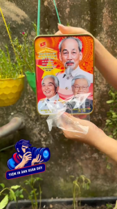 Tranh ảnh để bàn treo tường Bác Hồ Bác Giáp Bác Trọng Tráng Gương MS04-1