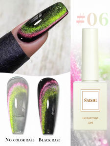 Nhiều Màu Sắc Sáng Bóng Cầu Vồng Đôi Ánh Sáng Pha Lê Thủy Tinh Gel Móng Tay 12Ml Đa Chức Năng Gel Ba Lan Dành Cho Tiệm Làm Móng Tay Xuân Hè Mới