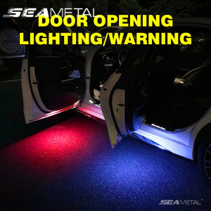 SEAMETAL Car Door Welcome Light Wireless Sensor Colorful Auto Door Safe Anti-collision USB Charging Signal Lamp