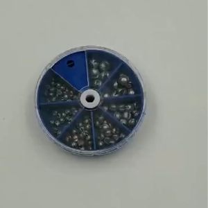 Set Pemberat Umpan Pancing Multicolor GOOSHING 106 Pcs - Jig Head Clip 0.2-2g