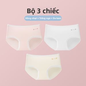 Quần lót MiiOW cho bé gái vải cotton Modal kháng khuẩn tam giác thoáng khí