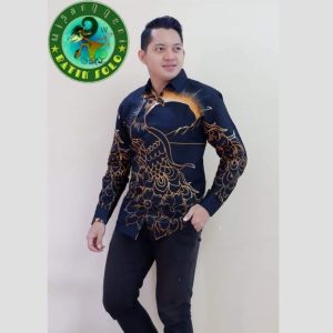 Baju Kemeja Pria Batik Lengan Panjang Lengan Pendek Terbaru Kemeja Atasan Casual Kemeja Formal Baju Cowok Distro Hitam Putih Busana Muslim Kemeja Koko Mandarin Fashion Pria Batik Murah Kemeja kantor Kain Katun Halus Pria Dewasa Batik Solo Modern