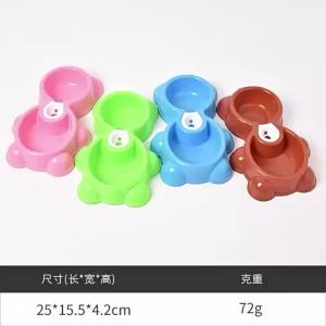 1 Pcs Food Dish Pet Automatic Water Dispenser Feeder High Quality Dual Port Dog Utensils Bowl Cat Drinking Fountain
