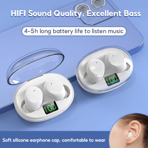 Lantrees K20 Wireless Earbuds Transparent Bluetooth Earphone With Microphone Touch Control Superb Bass