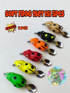 soft frog 3cm isi 5 pcs umpan casting ikan gabus