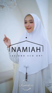JILBAB INSTAN NAMIAH / BERGO DAILY SOFT PET ANTEM MATT SAFIANO ECO DRY ORI KIMIKEY HIJAB